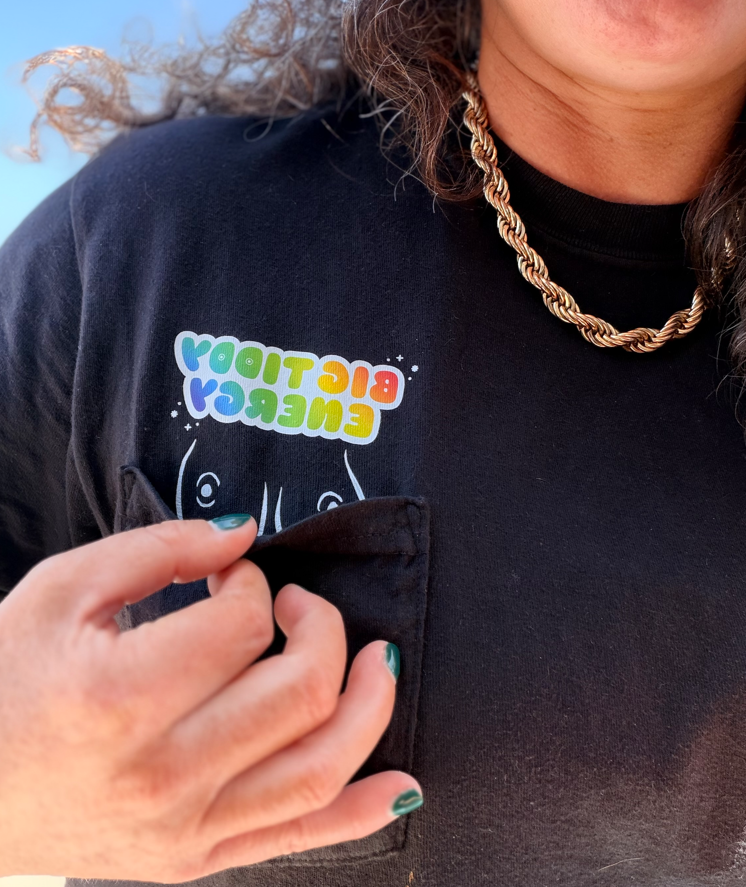 big tiddy energy - SUPER GAY PRIDE black